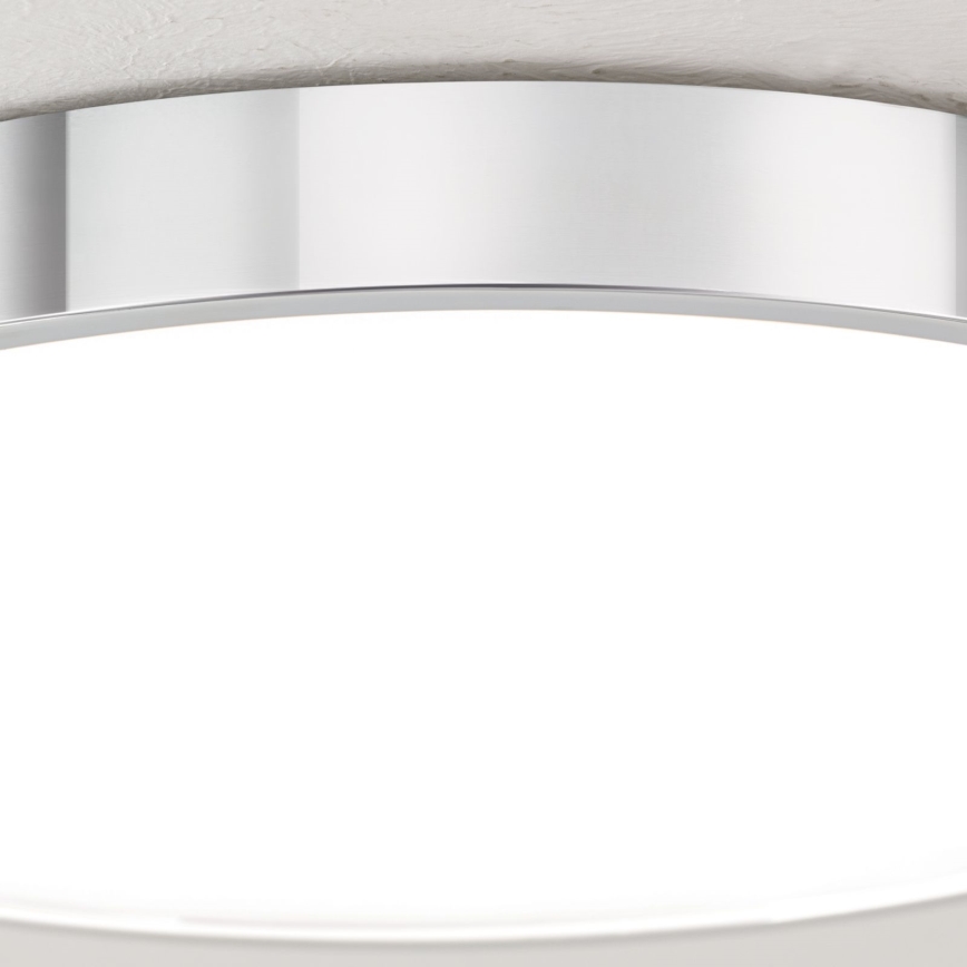 LED loftlampe BULLY LED/28W/230V diameter 28 cm skinnende krom