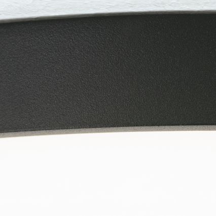 LED loftlampe BULLY LED/28W/230V diameter 28 cm sort