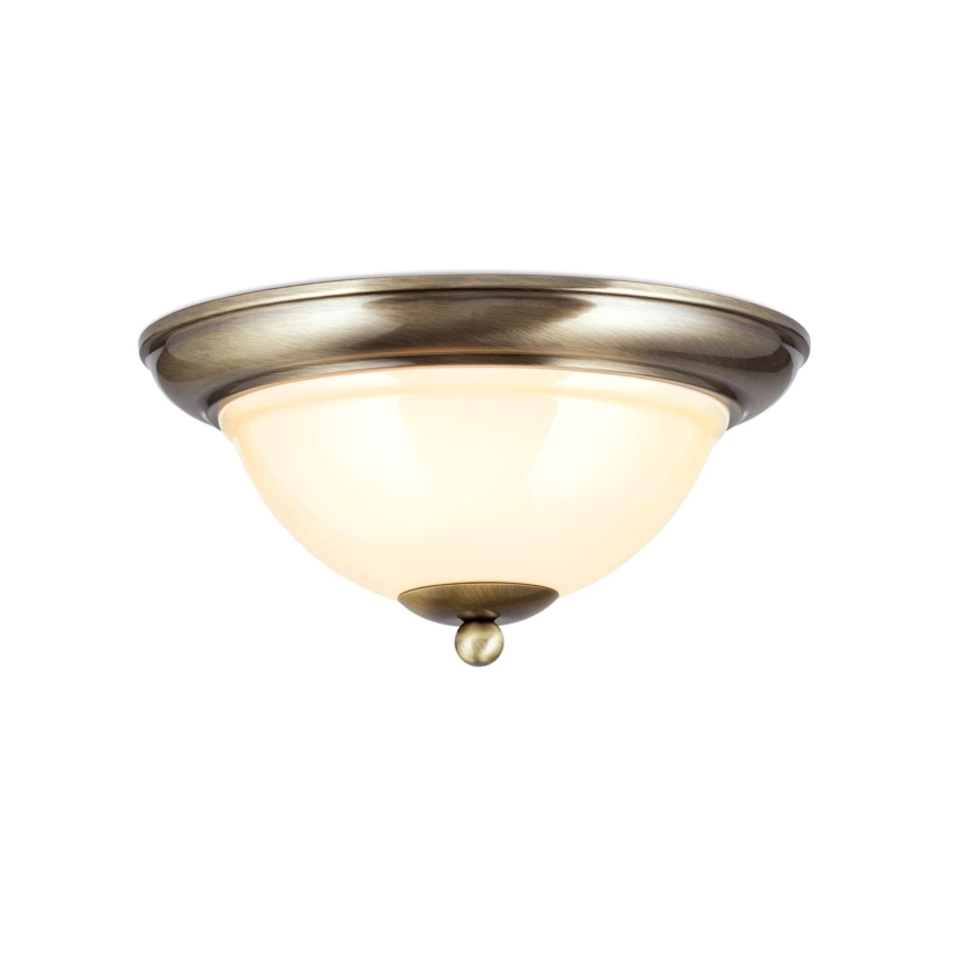 Loftlampe AUSTRIAN OLD LAMP 2xE27/60W/230V diameter 27 cm bronze/beige