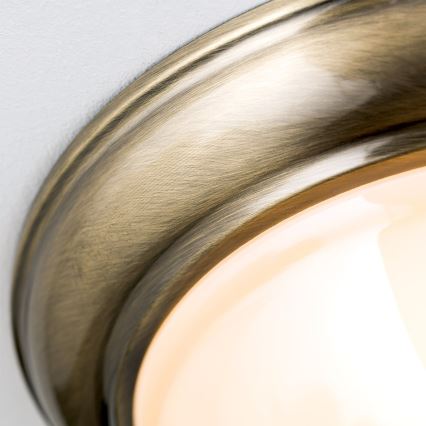 Loftlampe AUSTRIAN OLD LAMP 2xE27/60W/230V diameter 27 cm bronze/beige