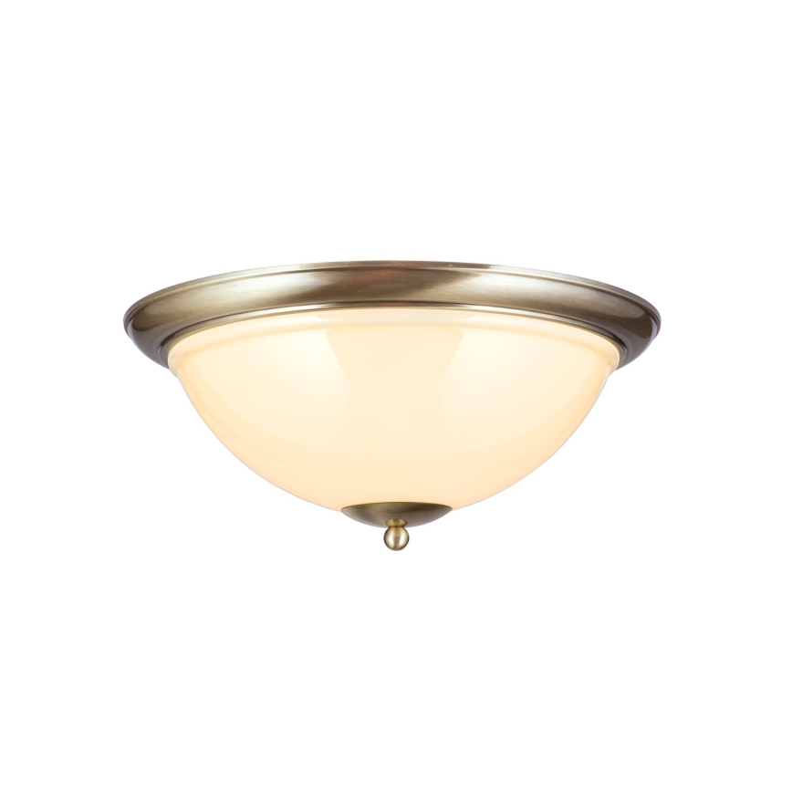 Loftlampe AUSTRIAN OLD LAMP 3xE27/60W/230V diameter 50 cm bronze/beige