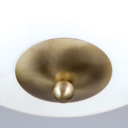 Loftlampe AUSTRIAN OLD LAMP 3xE27/60W/230V diameter 50 cm bronze/hvid