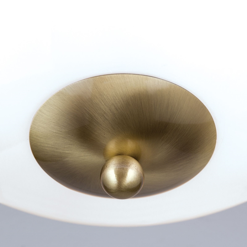 Loftlampe AUSTRIAN OLD LAMP 3xE27/60W/230V diameter 50 cm bronze/hvid