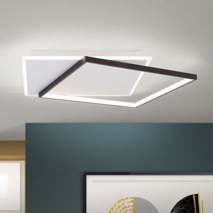 LED loftlampe dæmpbar EMANUEL LED/50W/230V hvid/sort