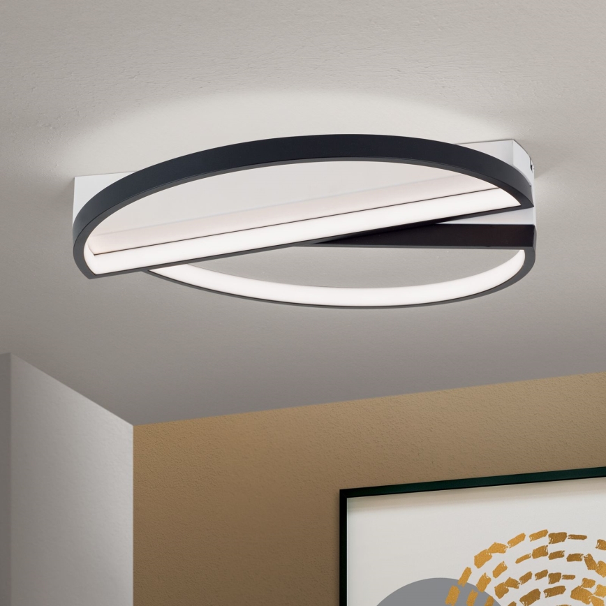 LED loftlampe dæmpbar OLGA LED/28W/230V sort/hvid
