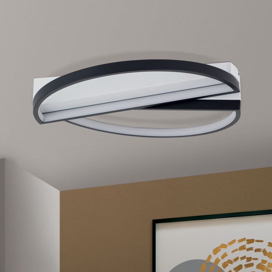 LED loftlampe dæmpbar OLGA LED/28W/230V sort/hvid