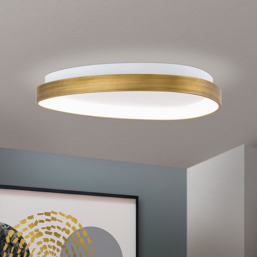 LED loftlampe CHARLIE LED/35W/230V diameter 45 cm guldfarvet