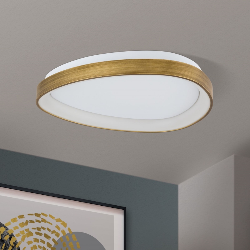 LED loftlampe CHARLIE LED/35W/230V diameter 45 cm guldfarvet