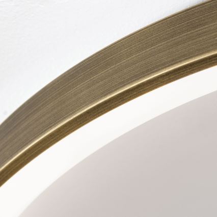 LED loftlampe CHARLIE LED/72W/230V diameter 80 cm guldfarvet