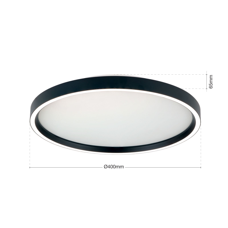 LED loftlampe dæmpbar MASCA LED/36W/230V 2700/3350/4000K diameter 40 cm sort