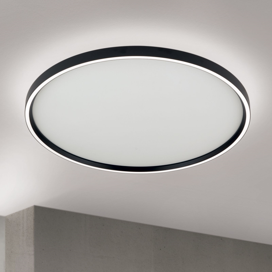 LED loftlampe dæmpbar MASCA LED/47W/230V 2700/3350/4000K diameter 60 cm sort