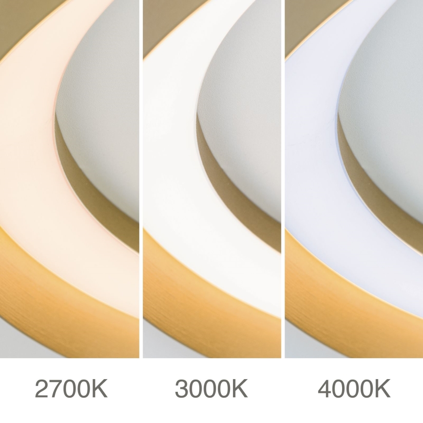 LED loftlampe dæmpbar MANTA LED/38W/230V 2700/3000/4000K diameter 45 cm guldfarvet