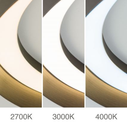 LED loftlampe dæmpbar MANTA LED/38W/230V 2700/3000/4000K diameter 45 cm brun