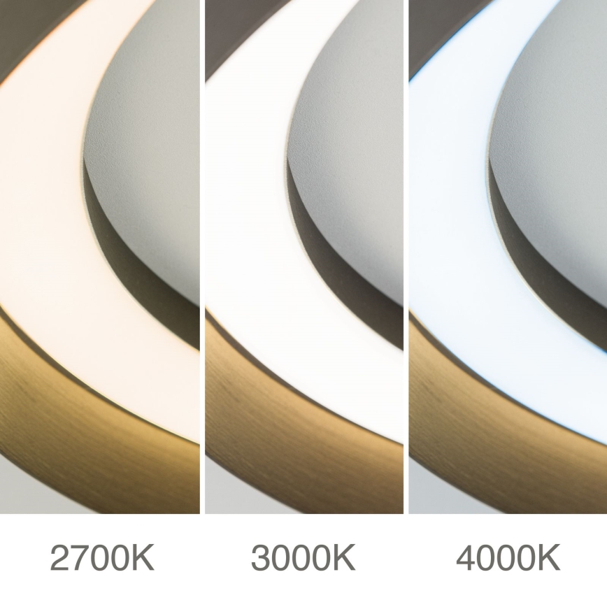 LED loftlampe dæmpbar MANTA LED/38W/230V 2700/3000/4000K diameter 45 cm brun