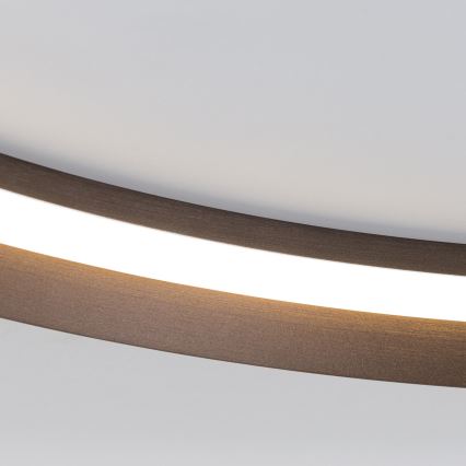 LED loftlampe dæmpbar MANTA LED/38W/230V 2700/3000/4000K diameter 45 cm brun