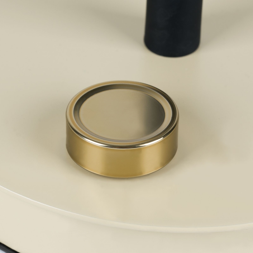 Dæmpbar fleksibel bordlampe DOTTY 1xGU10/10W/230V beige/sort