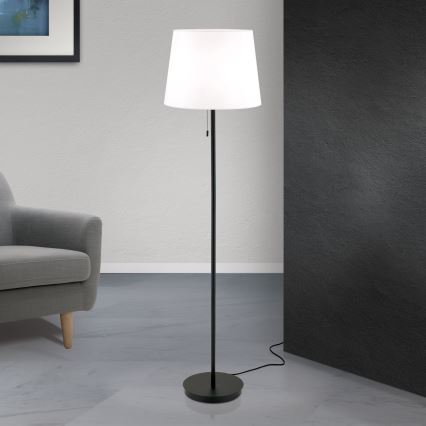 Gulvlampe LUDWIG 1xE27/40W/230V hvid/sort