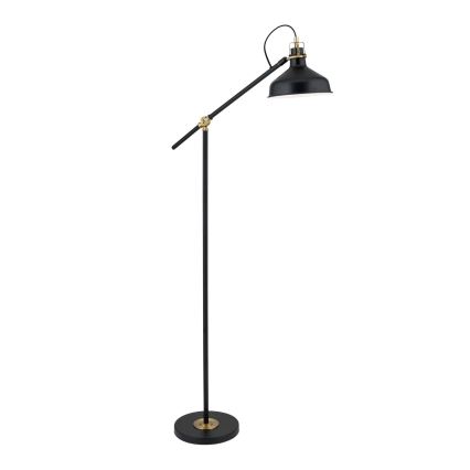 Gulvlampe SCHILLER 1xE27/40W/230V sort/bronze