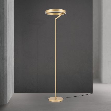 LED-dæmpbar gulvlampe KOLK LED/40W/230V 2700/4000K guld