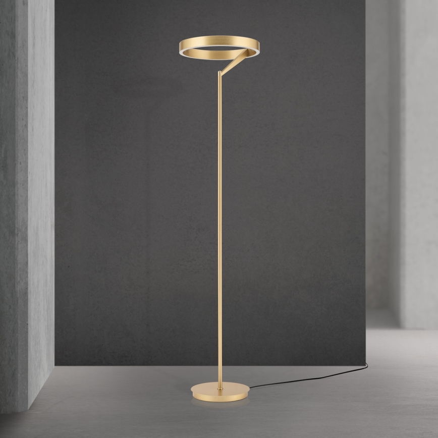 LED-dæmpbar gulvlampe KOLK LED/40W/230V 2700/4000K guld