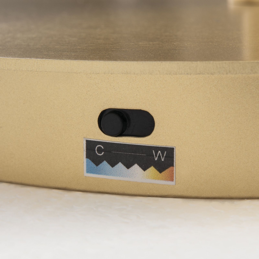 LED-dæmpbar gulvlampe KOLK LED/40W/230V 2700/4000K guld