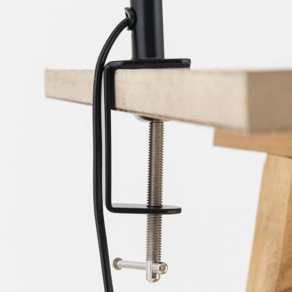 Fleksibel bordlampe med klemme DOTTY 1xGU10/10W/230V beige/sort