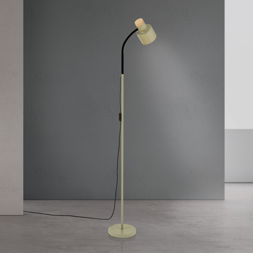 Gulvlampe GILI 1xE27/40W/230V grøn