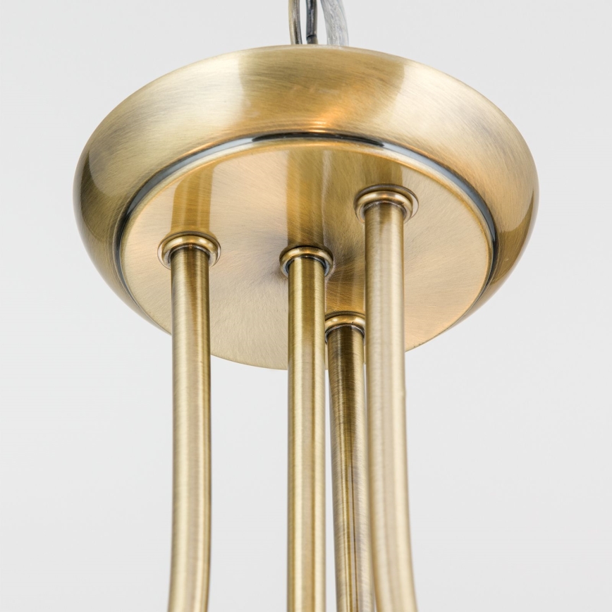 Pendel med kædeophæng AIDA 3xE27/60W/230V diameter 39,5 cm messing