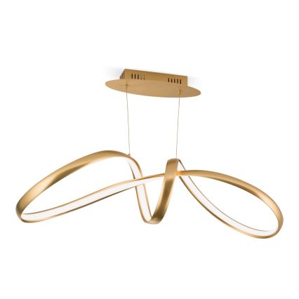 LED pendel dæmpbar CIRCUS LED/36W/230V guldfarvet
