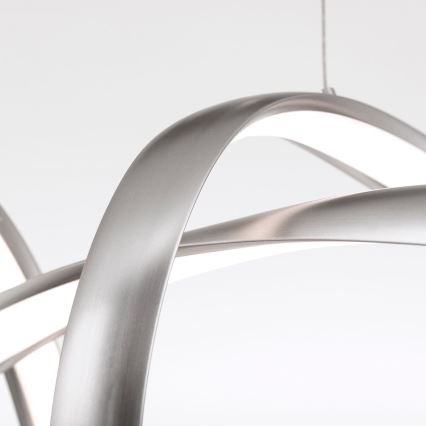 LED pendel dæmpbar CIRCUS LED/36W/230V sølvfarvet