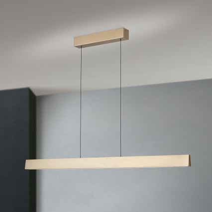LED pendel dæmpbar TARA LED/44W/230V 2700/3800/4500/5700K guldfarvet