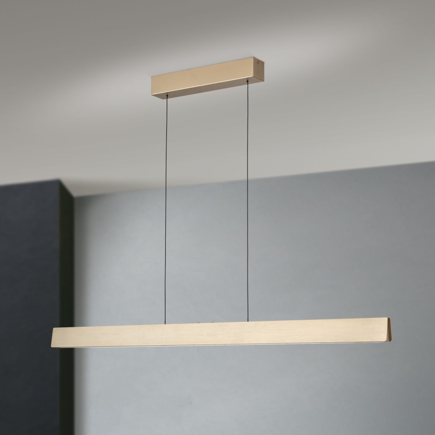 LED pendel dæmpbar TARA LED/44W/230V 2700/3800/4500/5700K guldfarvet