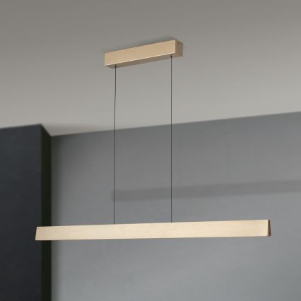 LED pendel dæmpbar TARA LED/44W/230V 2700/3800/4500/5700K guldfarvet