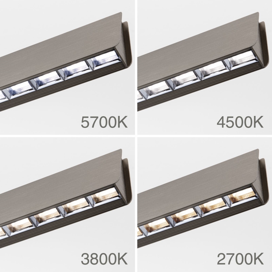 LED pendel dæmpbar TARA LED/44W/230V 2700/3800/4500/5700K mat krom