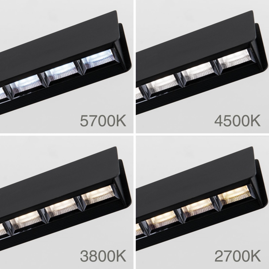 LED pendel dæmpbar TARA LED/44W/230V 2700/3800/4500/5700K sort