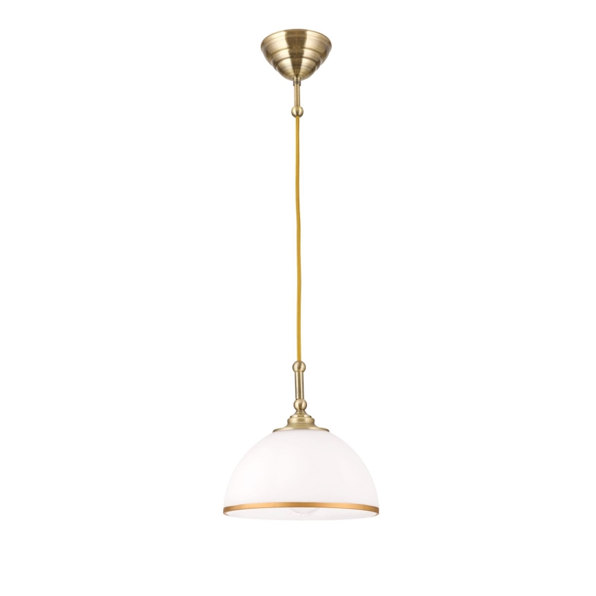 Pendel OLD LAMP 1xE27/40W/230V hvid/messing
