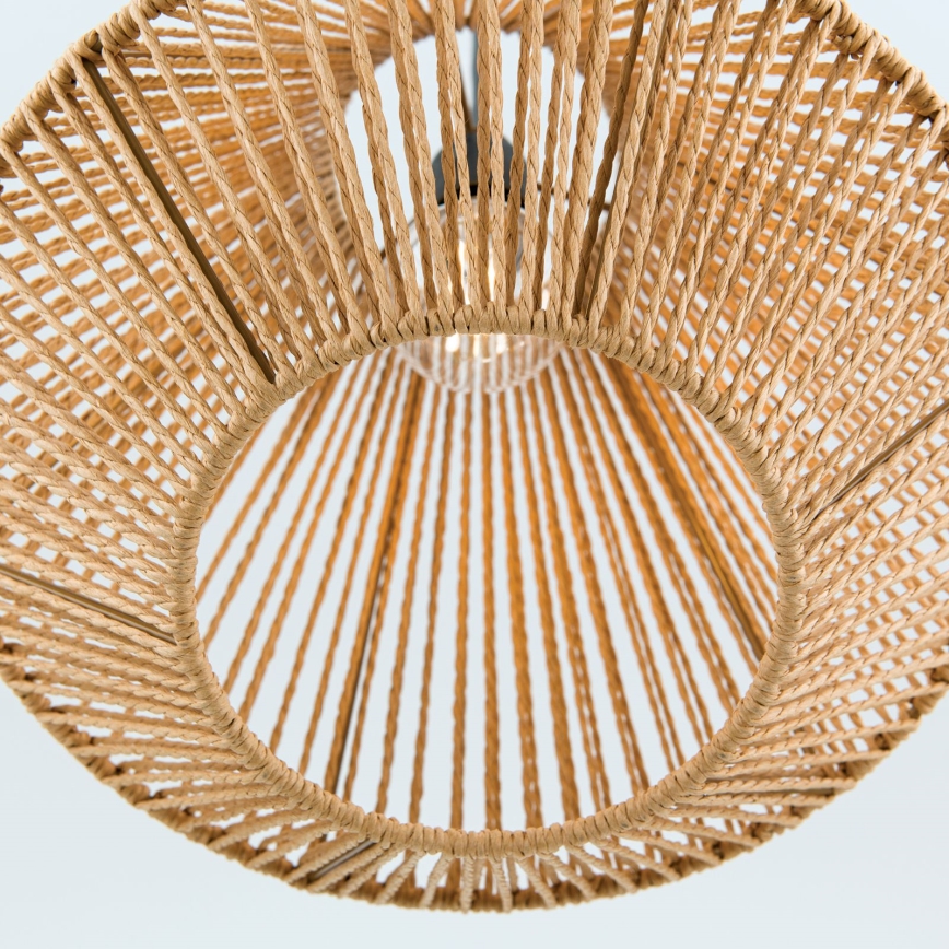 Pendel JUNGLE 1xE27/40W/230V diameter 31 cm hemp