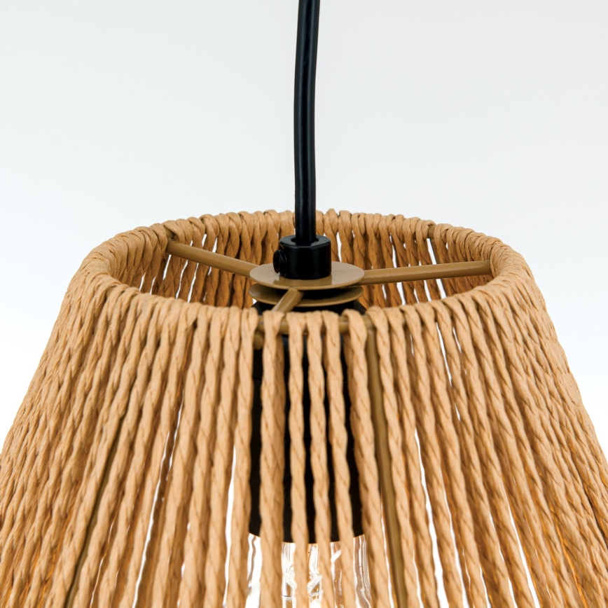 Pendel JUNGLE 1xE27/40W/230V diameter 31 cm hemp