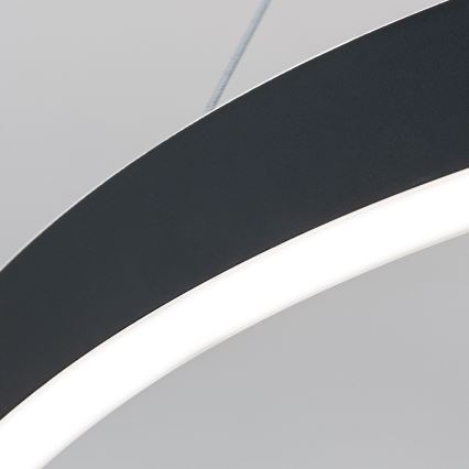dæmpbar LED-pendel på kabel KOLK LED/60W/230V 2700/3000/4000K Ø 60 cm sort