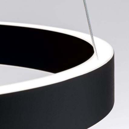 LED dæmpbar pendel på kabel KOLK LED/40W/230V 2700/3000/4000K Ø 40 cm sort