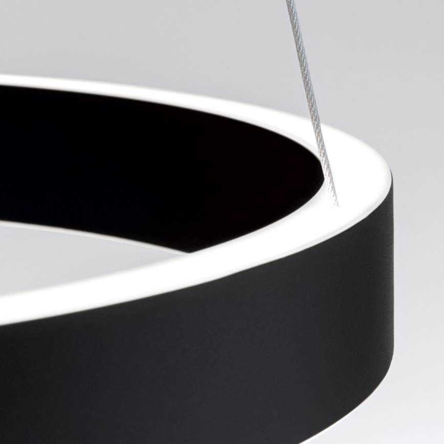 LED dæmpbar pendel på kabel KOLK LED/40W/230V 2700/3000/4000K Ø 40 cm sort