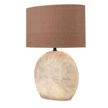 Bordlampe ETHNO 1xE27/60W/230V keramik brun/beige