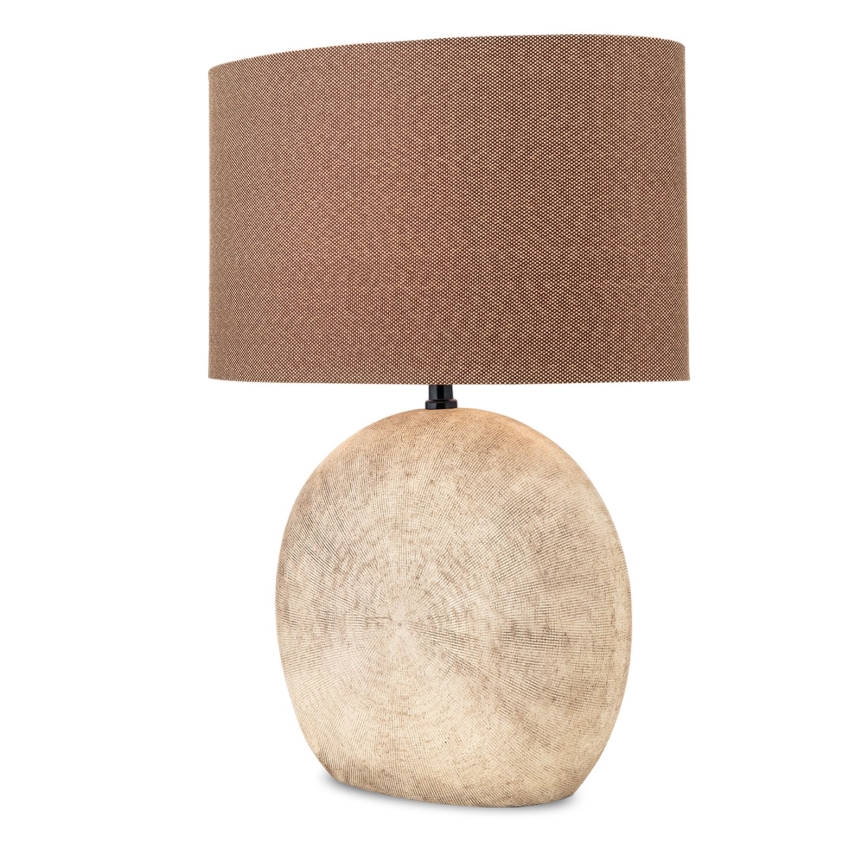 Bordlampe ETHNO 1xE27/60W/230V keramik brun/beige