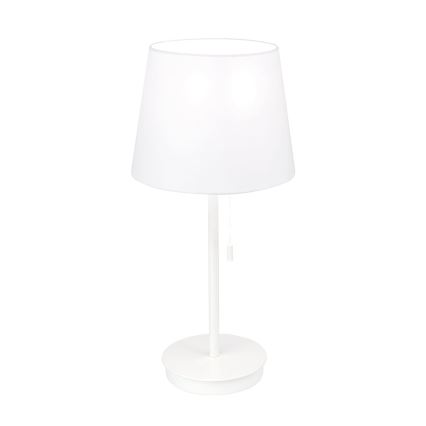 Bordlampe med USB-port LUDWIG 1xE27/40W/230V 50 cm hvid