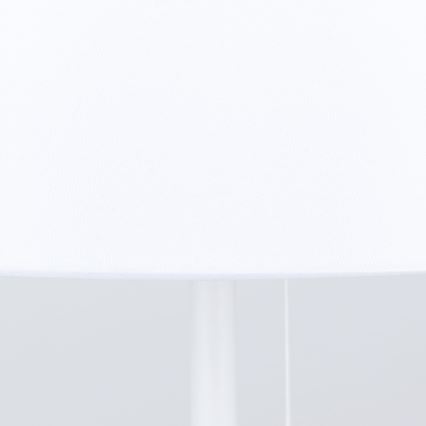 Bordlampe med USB-port LUDWIG 1xE27/40W/230V 50 cm hvid