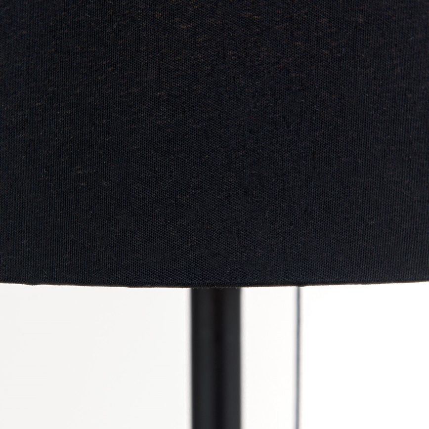 Bordlampe med USB-port LUDWIG 1xE27/40W/230V 50 cm sort