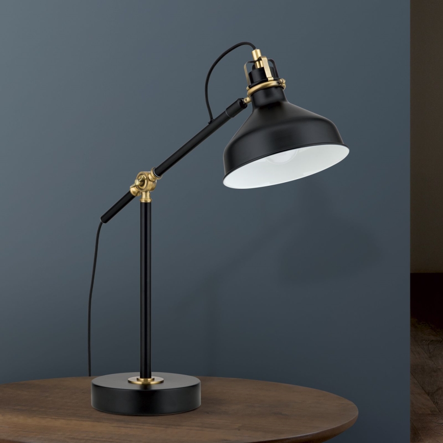 Bordlampe SCHILLER 1xE27/40W/230V sort/bronze