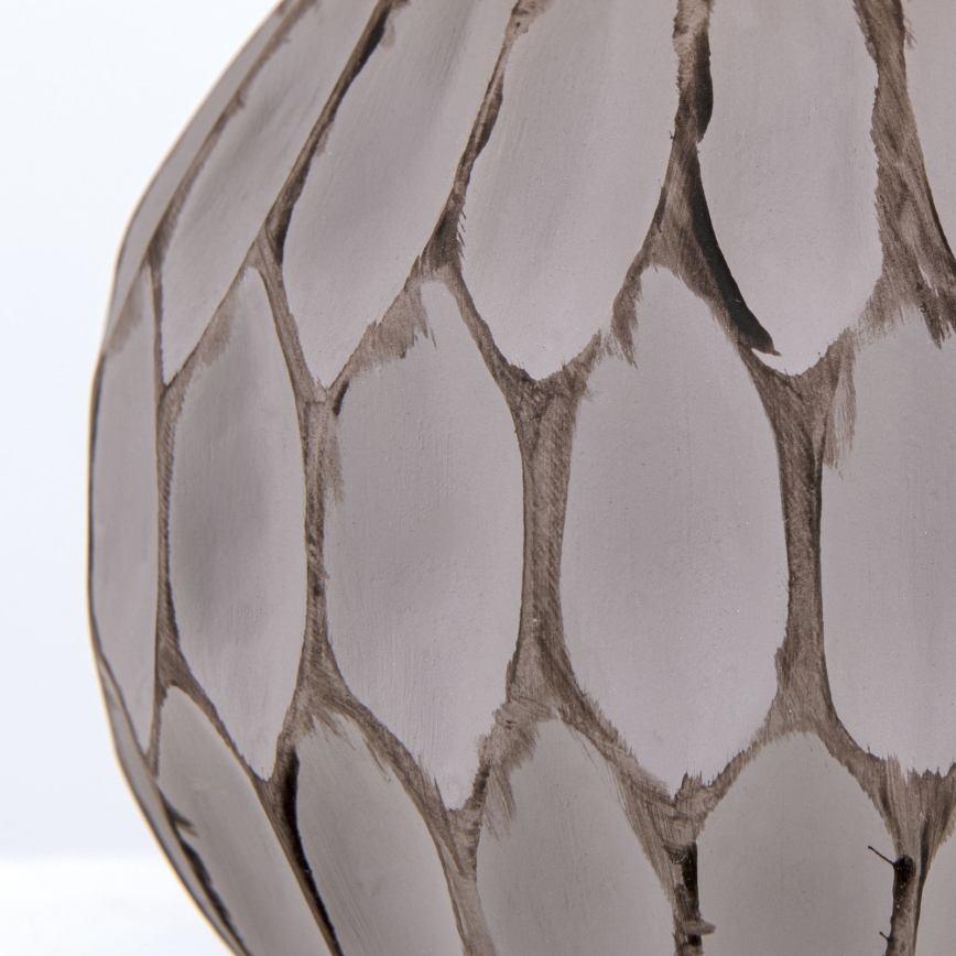 Bordlampe PINIA 1xE14/25W/230V keramik beige/grå