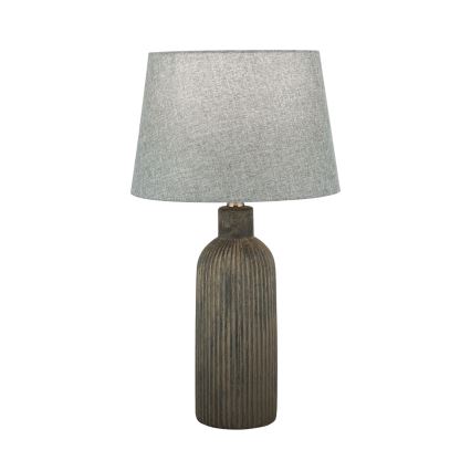 Bordlampe ORCHID 1xE27/40W/230V keramik brun/grå