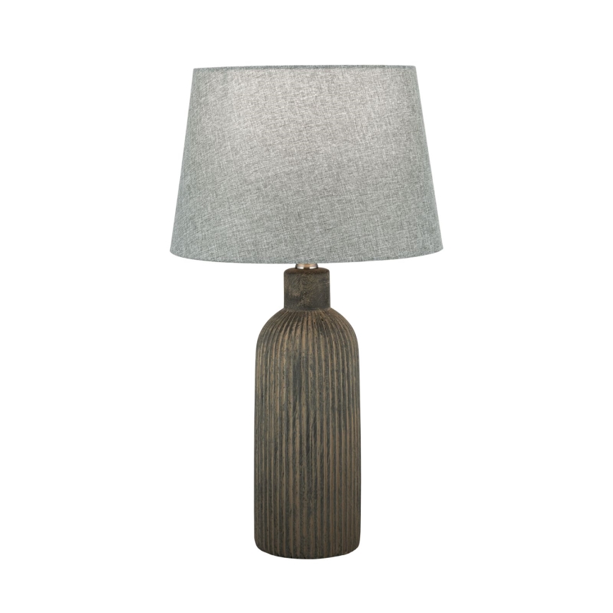 Bordlampe ORCHID 1xE27/40W/230V keramik brun/grå